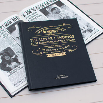 Lunar Landings Personalised Iconic History Book, 6 of 12