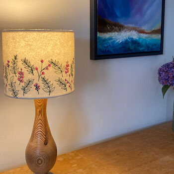 Summer Bloom Embroidered Lampshade, 3 of 3