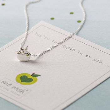Apple Necklace In Sterling Silver, 2 of 9
