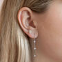 Geo Dot Threader Earrings, thumbnail 1 of 7