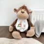 Personalised Monkey Soft Toy, thumbnail 1 of 2