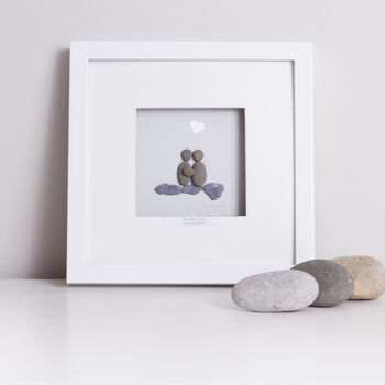 Personalised Pebble Picture 'The Two Of Us', 2 of 3