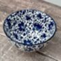 Blue And White Floral Design Bowl, thumbnail 5 of 6