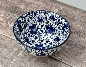 Blue And White Floral Design Bowl, 5 of 6