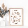 'Home Sweet Home' New Home Foil Print Gift, thumbnail 2 of 7