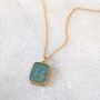 The Rectangle Amazonite Necklace, thumbnail 3 of 8