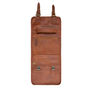 Personalised Leather Hanging Wash Bag With Buckles, thumbnail 5 of 8