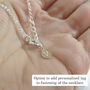 Sterling Silver Multi Love Heart Charms Necklace, thumbnail 4 of 10