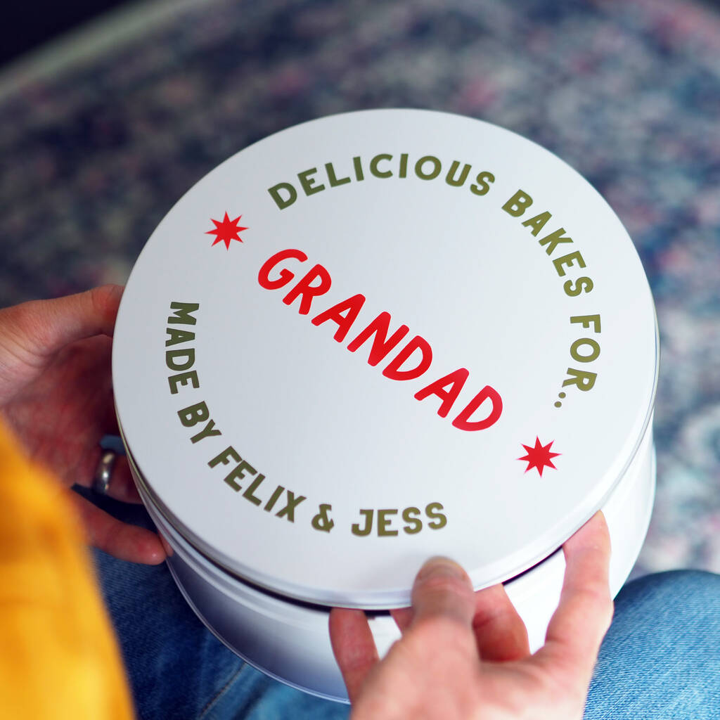 Personalised Delicious Bakes Cake Tin, 1 of 4
