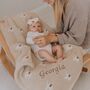 Personalised Elephant Knitted Baby Blanket, thumbnail 1 of 6