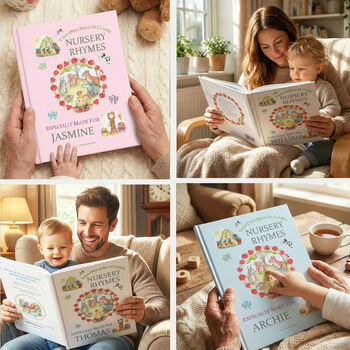 Nursery Rhymes Keepsake Book Personalised For Baby, 2 of 12