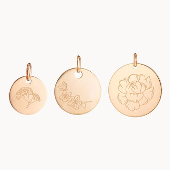 Personalised Birth Flower Charm, 4 of 9
