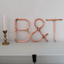 Copper Decorative Letters And Symbols Wall Art, thumbnail 4 of 12