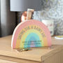 Personalised Rainbow Money Box Birthday Gift, thumbnail 1 of 5