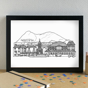 Keswick Skyline Art Print Unframed, 2 of 6