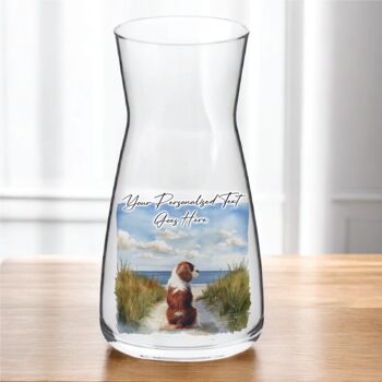 Personalised Cavalier King Charles Spaniel Dog Beach Walk Collection, 6 of 7
