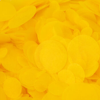 Yellow Wedding Confetti | Biodegradable Paper Confetti, 3 of 6