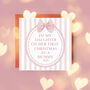 To My/Our Daughter On First Christmas As A Mummy Vintage Style Card, thumbnail 1 of 5