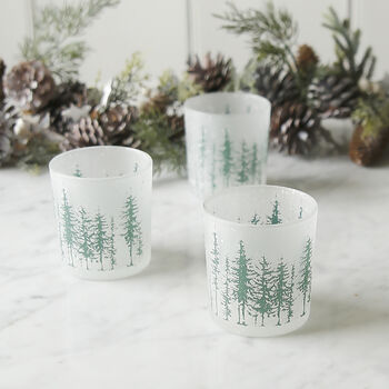 Spruce Winter Woodland Tealight Holder, 3 of 3