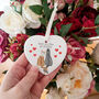 Personalised Cat Wedding Heart Keepsake, thumbnail 2 of 7