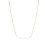 Fine Box Chain Curve Necklace, thumbnail 6 of 6