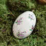 Hand Painted Easter Egg Decoration Bluebells, thumbnail 1 of 4