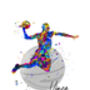 Personalised Basketball Player Print, thumbnail 3 of 3