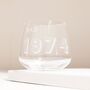 Personalised Name And Year Whisky Glass, thumbnail 3 of 4