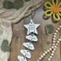 Personalised New Baby Hanging Clay Keepsake, thumbnail 4 of 10