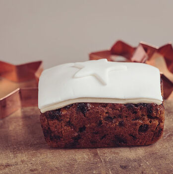 Iced Light Brandy Gluten Free Fruit Cake, 3 of 5