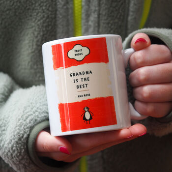 Personalised Book Themed Mug For Mum, 2 of 3