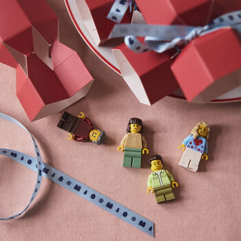 Personalised Lego® Brick Minifig Christmas Cracker Kit, 2 of 3