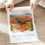 Landmark Destination Print For Bryce Canyon United States, thumbnail 3 of 7