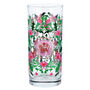 Pink And Green Floral King's Coronation High Ball Glass, thumbnail 2 of 6