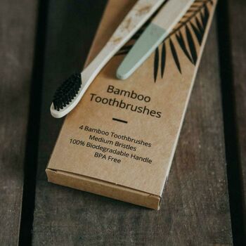 Adult Bamboo Toothbrush Pack, 5 of 11