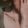Tiny Acorn Necklace, thumbnail 1 of 5