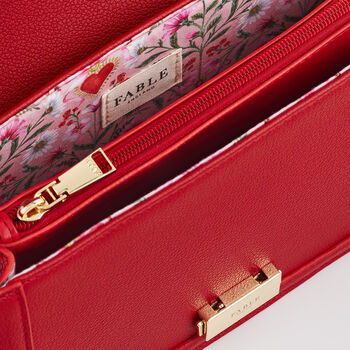 Kate Red Foldover Bag, 7 of 8