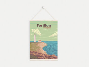 Forillon National Park Quebec Canada Travel Poster, 6 of 8