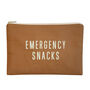 'Emergency Snacks' Tan Pouch, thumbnail 7 of 8