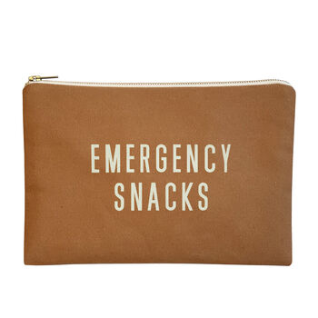'Emergency Snacks' Tan Pouch, 7 of 8