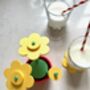 Decorative Flower Coasters, thumbnail 1 of 5