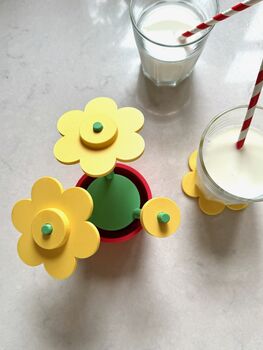 Decorative Flower Coasters, 2 of 7