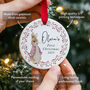 Baby Girl's First Christmas Tree Decoration, thumbnail 2 of 7