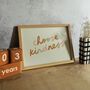 Illustrated 'Choose Kindness' Typographic Art Print, thumbnail 1 of 3