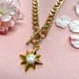 Gia Enamel North Star Charm Toggle Chain Necklace, thumbnail 2 of 3