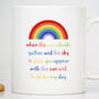 You Brighten My Day Rainbow Mug, thumbnail 2 of 2