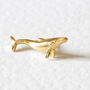 Blue Whale Lapel Pin– Silver/Gold Vermeil Plated, thumbnail 1 of 6