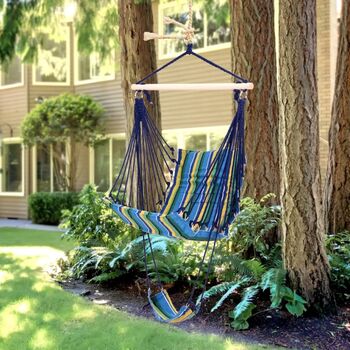 Outdoor Hanging Rope Chair Hammock Garden Chair, 2 of 11