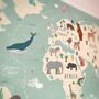 Personalised Pinboard World Map For Kids, thumbnail 5 of 7