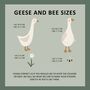 Fabric Geese Wall Sticker Set, thumbnail 4 of 6